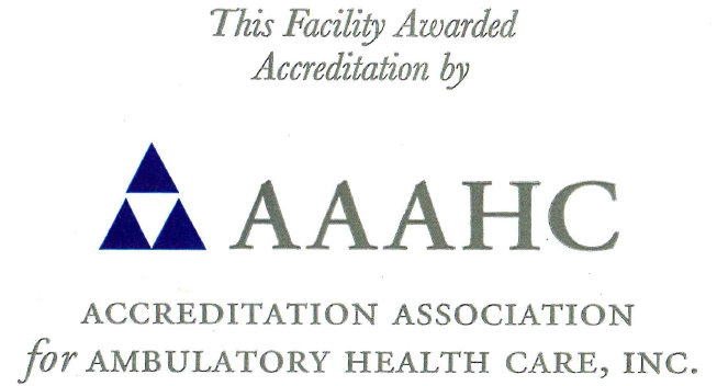 AAAHC Accreditation Logo AAAHC Accreditation Logo